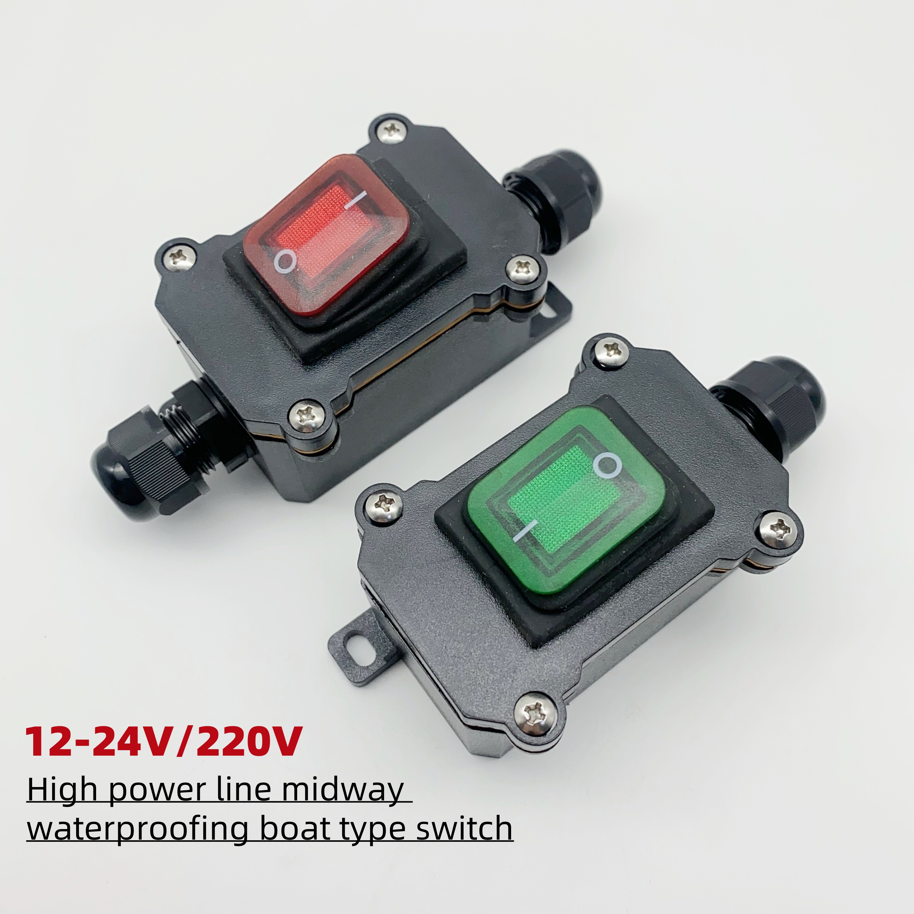 Waterdichte schakelaar Waterdichte scheepstype schakelaar 220V/24V/16A/30A Regenbestendig buiten de elektrische kamerAmpere boxSeconde versnelling IP65
