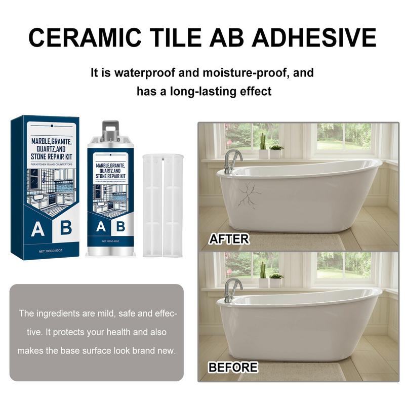 Porcelain Repair Kit Quartz Countertop Repair Kit Porcelain Repair Kit Ceramic Tile Repair Kit Filler Fix Tile Chips Cracks