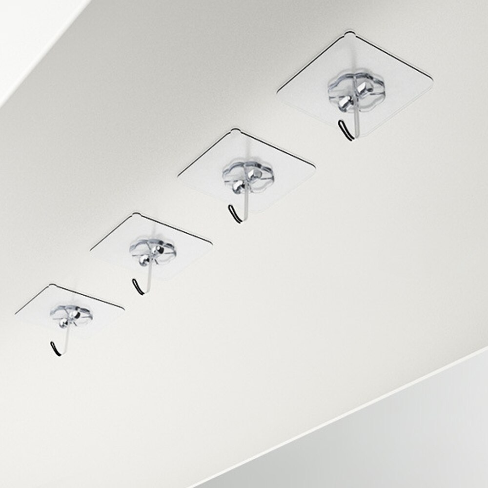 5 PCS Hangers Economic Accessories Wall Hooks for Bathroom Vacuum Sucker Iron Hook for PVC Kitchen Window