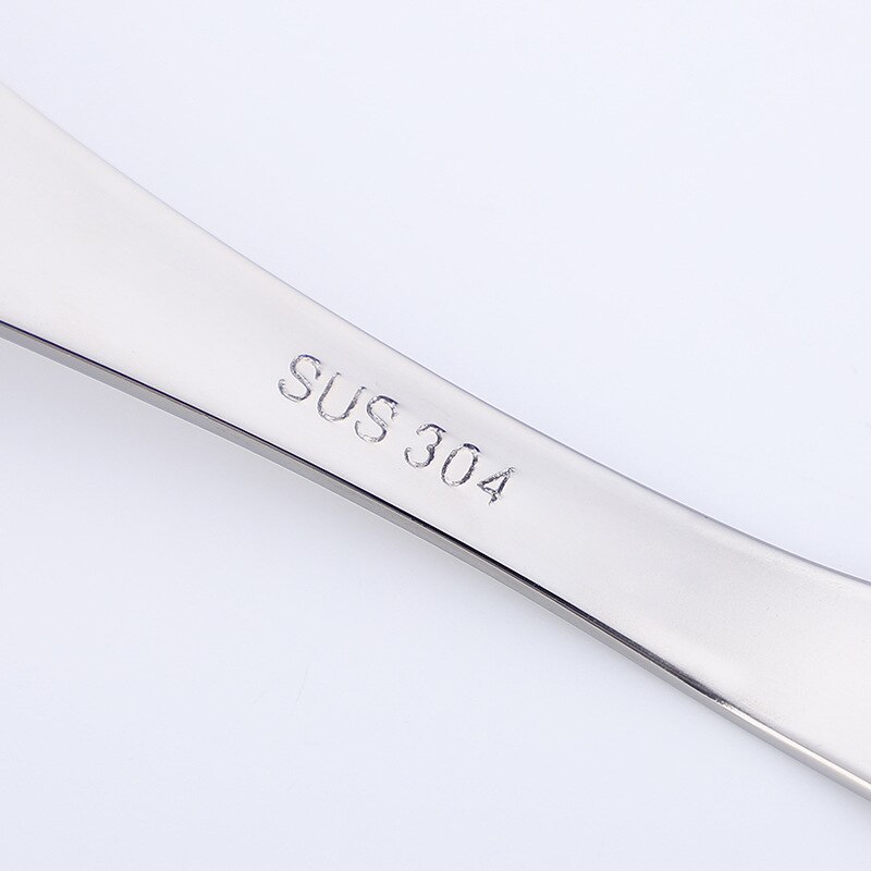 304 Stainless Steel Soup Spoon Deepen Thicken Large Capacity Small Spoon Dinnerware