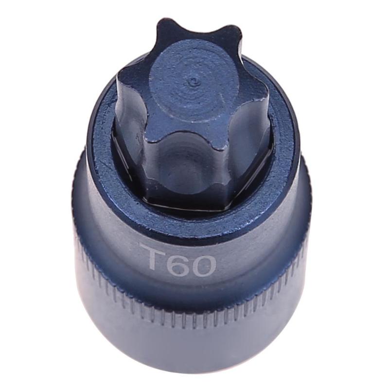 Destornillador Torx 1/2 adaptador de brocas T30 T35 T40 T45 T50 T555 T60 T70 adaptador de tornillo herramienta de mano