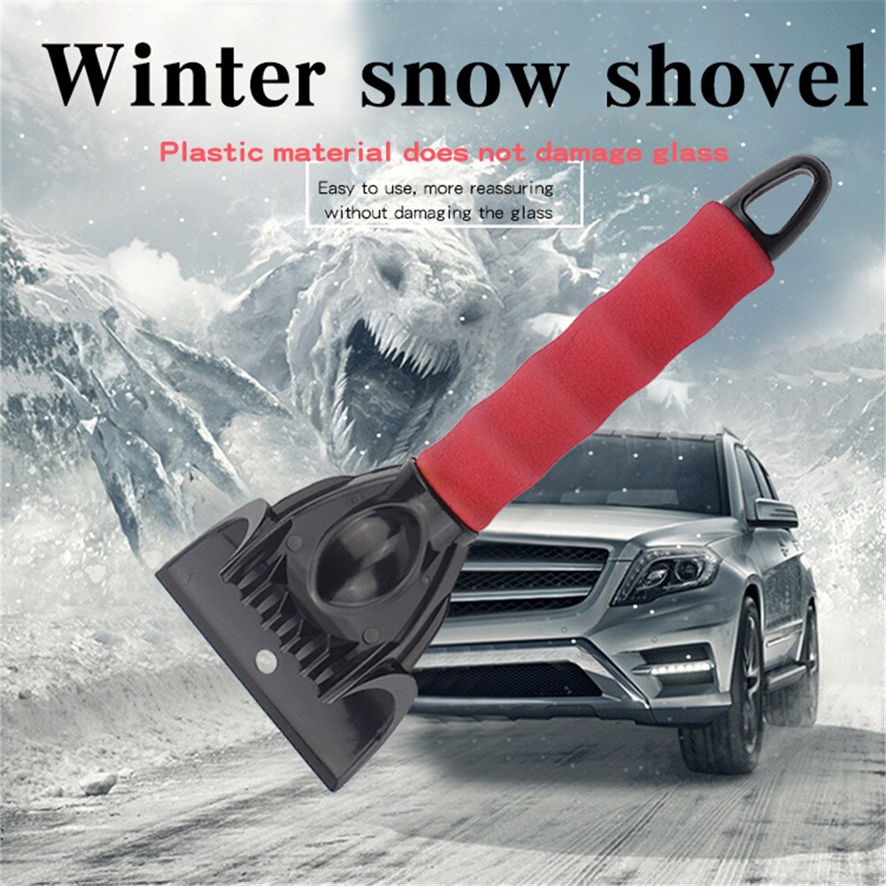 Auto Voorruit Ijskrabber Plastic Sneeuw Schop Borstel Sneeuw Removal Voor Auto &#39;S En Kleine Vrachtwagens Car Cleaning Accessoires