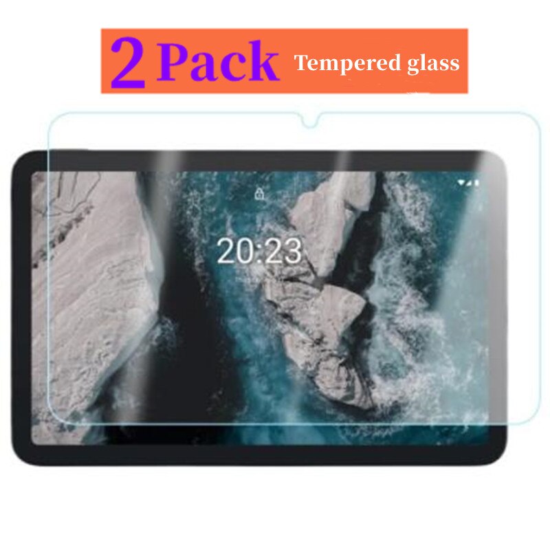 Til nokia  t20 10.36 android nokia  t20 ta-1392 blødt silikone cover stand cover bagpå beskyttende tablet cover beskytte skal: 2 stk hærdet glas