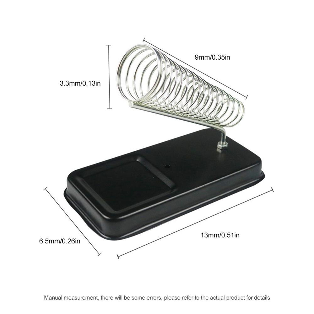 1PCS Electric Soldering Iron Stand Metal Support welding Station Holder With Solder Sponge Electrical Working Soldering Kit Tool