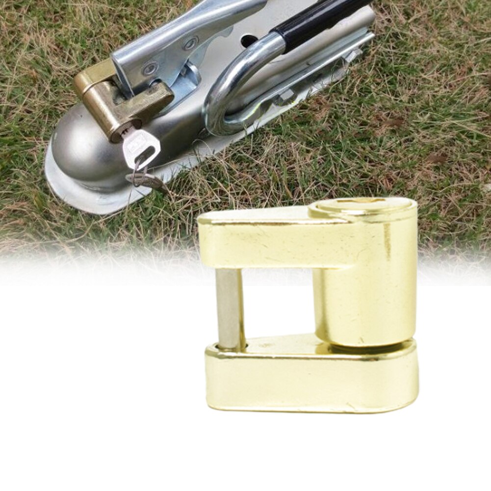 With Keys Zinc Alloy Device Coupling Theft Protection Trailer Lock Universal Accessories Solid Parts Caravan Security Small