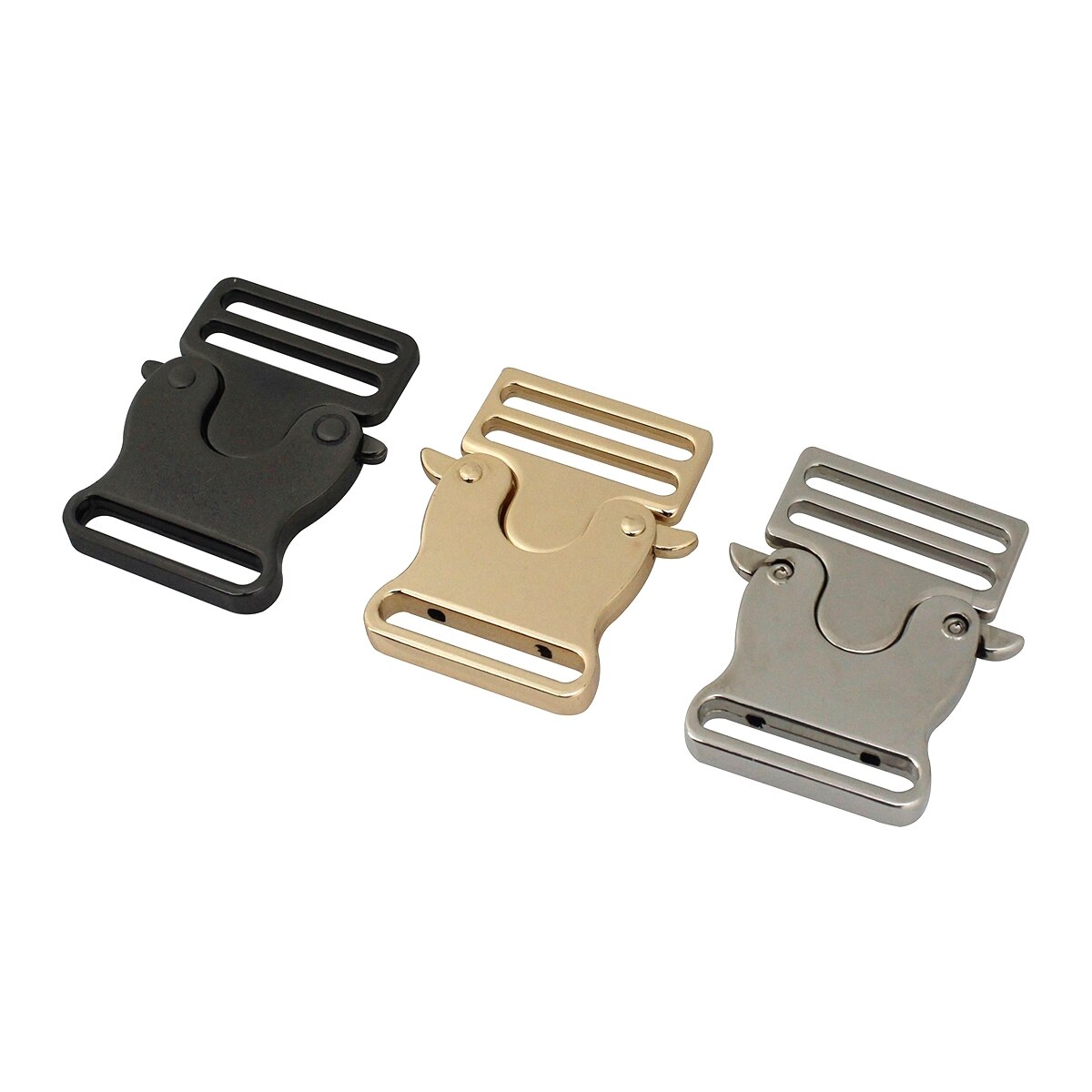 1Pcs Mode Metalen Rugzak Band Gesp Quick Side Release Sluiting Voor Diy Tas Outdoor Rugzak Riem Riem Singels Lether craft