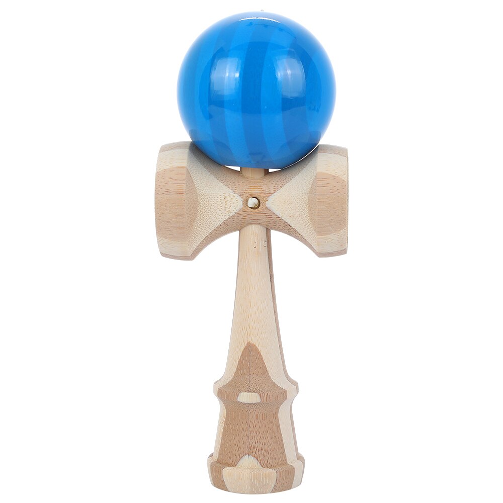 18CM giocattolo in legno Kendama professionale Kendama abile giocoleria palla istruzione gioco tradizionale bambini adulto sollievo dallo Stress Zabawk: 18CM light blue