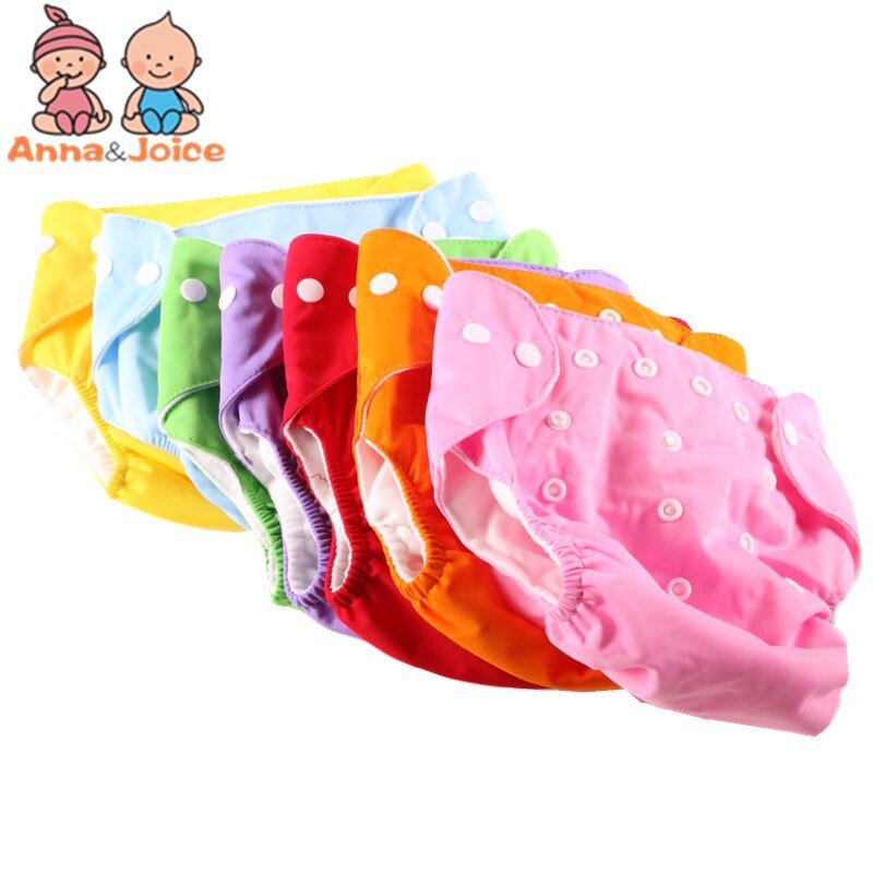 8pc/Lot Baby Adjustable Diapers/Children Cloth Diaper/Reusable Nappies/Training Pants/Washable/Free Sizebtrx0009