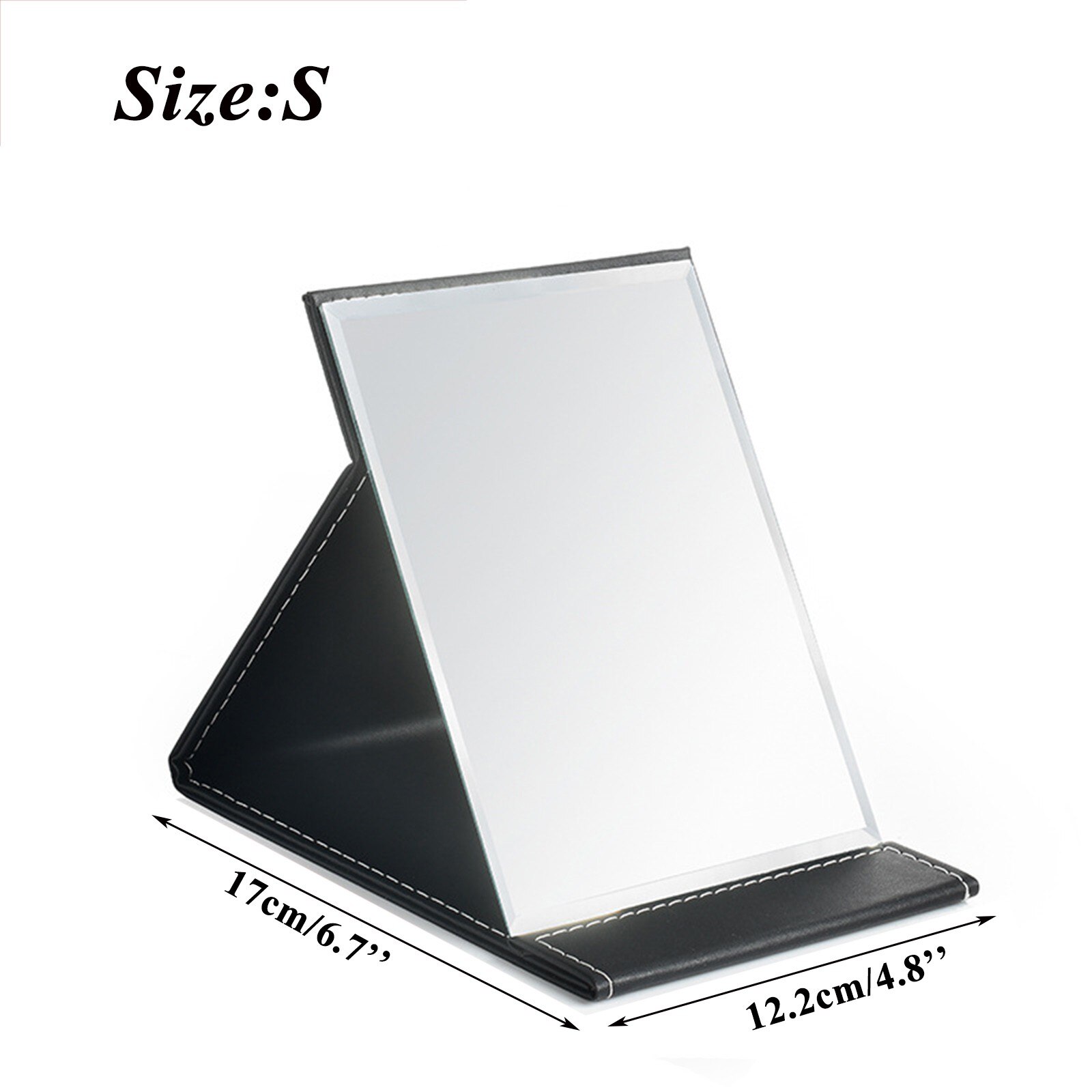Ultra-thin Folding Make Up Mirror Folding Convenient Mirror Modern Student Beauty Mirror Makeup Folding Cosmetic Mirrors: S