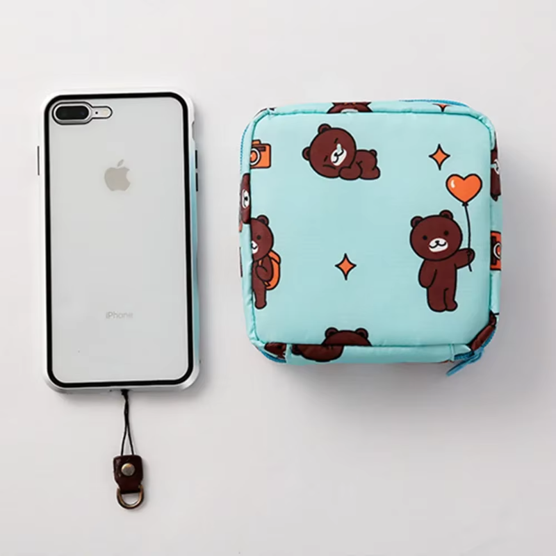 Frauen Tampon Lagerung Tasche fallen Sanitär Pad Beutel Serviette Kosmetik Taschen Organizer Damen machen-hoch Tasche Mädchen Tampon Halfter Organizer