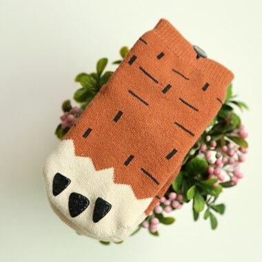 Toddler Baby Girls Cute Animal Paw Terry Cotton Socks 0-4 Years Children Kids Boys Cute Claws Anti-slip Socks 1 Pair DS39: A / 12M