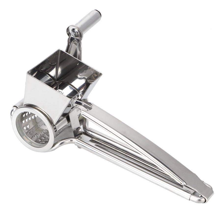 Rotary Grater Food Mills Nut Grinder Stainless Steel Manual Rotate Cheese Chocolate Grater Cutter Planer Shredder
