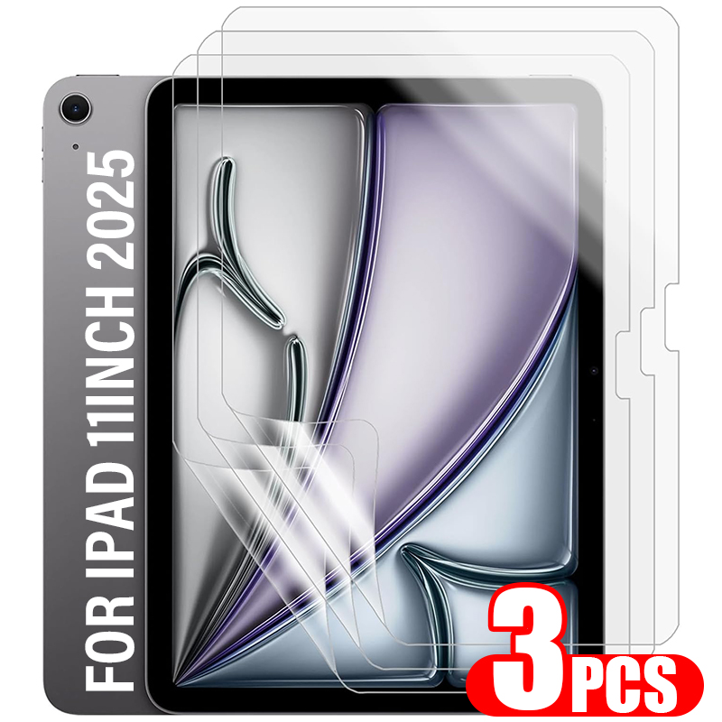 Para iPad 11 pulgadas 2025 cubierta completa Protector de pantalla de TPU suave para iPad 11 pulgadas Tablet películas de hidrogel resistente a los arañazos no vidrio