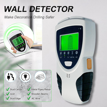 5 In 1 Stud Finder Muur Scanner Met Intelligente Microprocessor Chip Lcd Display Voor Hout Balken Ac Draden Metalen Detectie draad