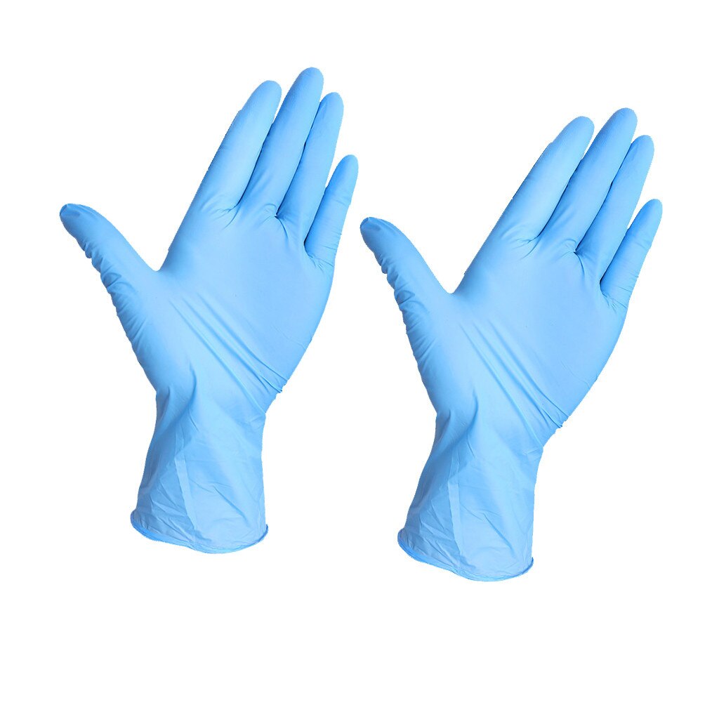 10 pièces en caoutchouc confortable jetable mécanicien gants en Nitrile gants d'examen cuisine Service alimentaire gants de nettoyage de sécurité