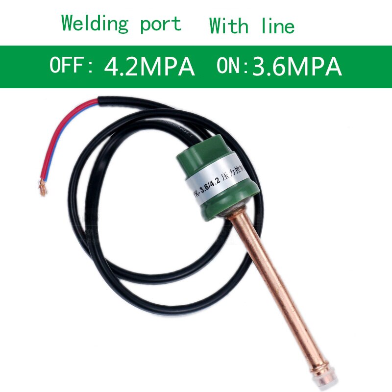 1pc Pressure Switch for automotive air conditioning refrigerator air compressor tool water pump pressure control switch Valve: 3.6-4.2Welding-B