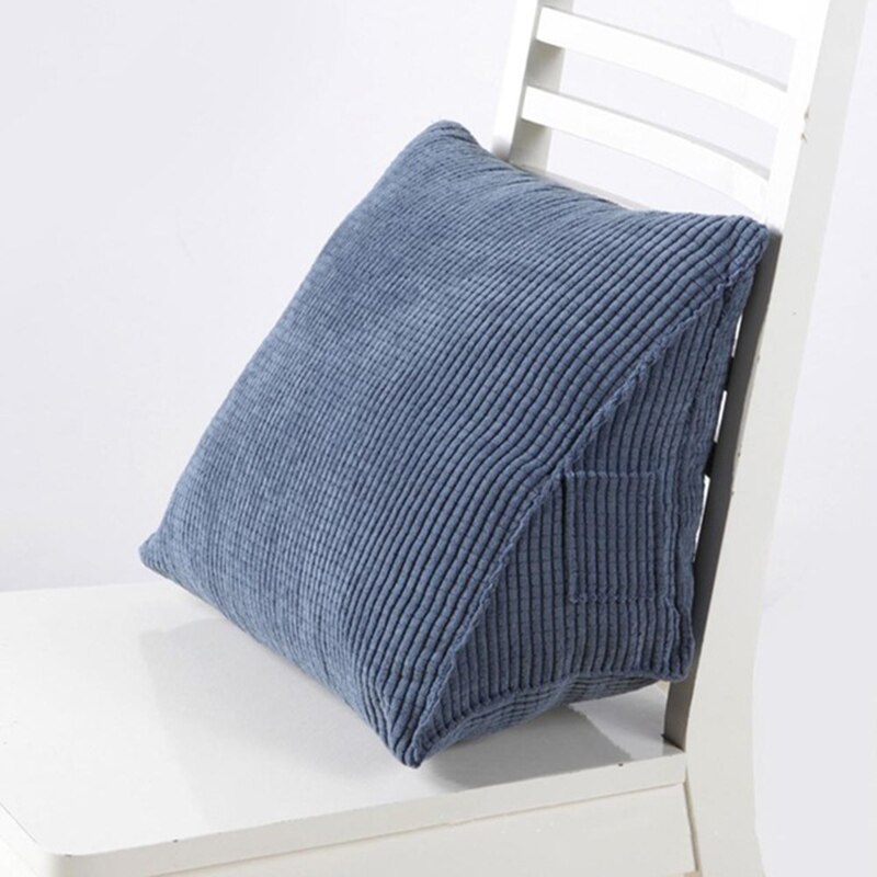 Reading Backrest Cushion Wedge Pillow Back Cushion Lumbar Pad Bed Office Chair Rest Pillow Back Support Pillow