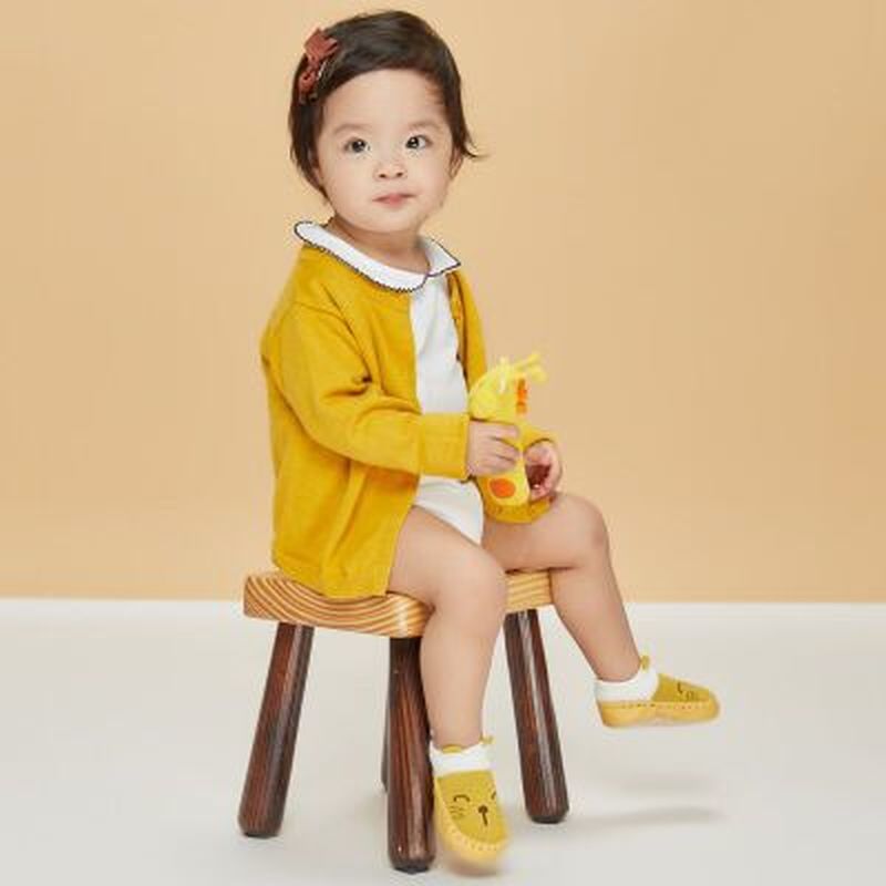 Baby Socks with Rubber Soles Animal Pattern Infant Foot Sock for Newborn Spring Kid Floor Socks Shoes Anti-Slip Soft Sole Sox