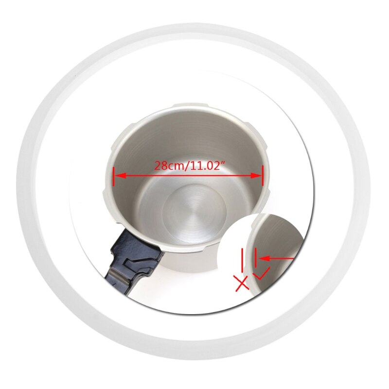 Junta de goma de silicona para cocinas a presión, sello de sellado, anillo, herramienta de cocina