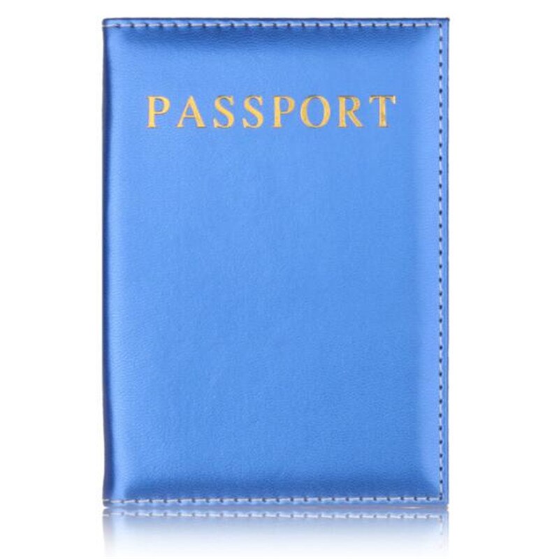 Leuke Zachte Vrouwen Passport Cover Pu Lederen Travel Paspoort Covers Paspoort Traval Covers Voor De Paspoort Meisje: Blue