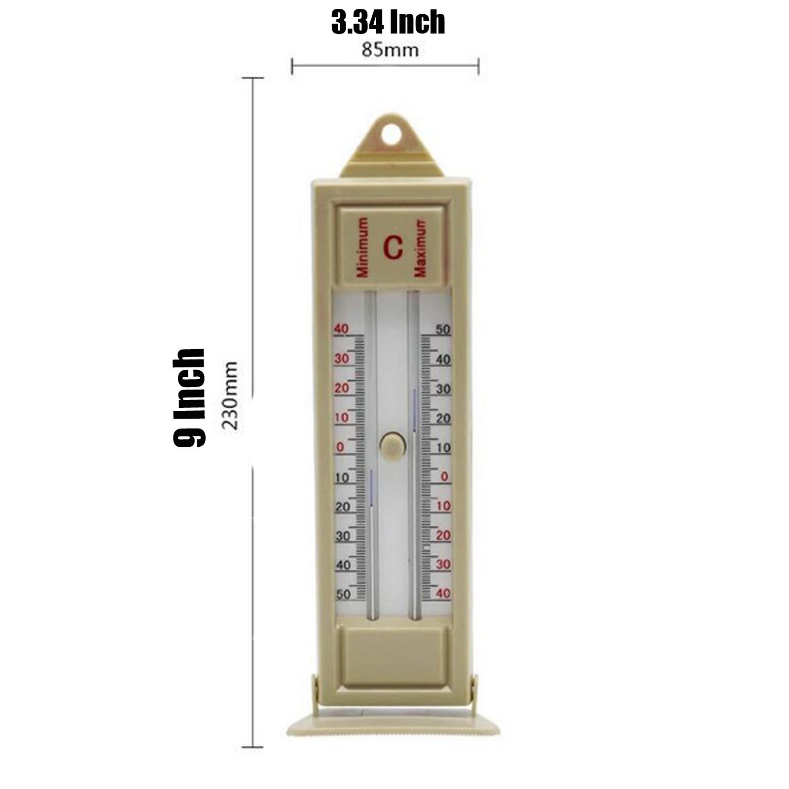 Termómetro máximo y mínimo para interiores y exteriores, Monitor de temperatura de pared para jardín, invernadero, de 40 a 50C, para el hogar, D29