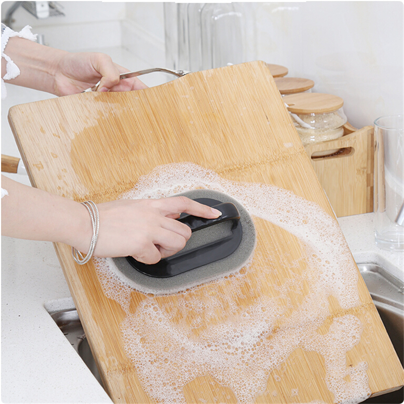 Kitchen Accessories Magic Strong Decontamination Bath Brush Removing Rust Eraser Sponge Tiles Brush Cleaning Tools Kitchen Goods