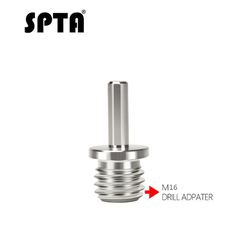 SPTA 1Pc Drill Aapter Thread For Polishing spindle nut Loop Backer Plate Backing Pad Polisher 5/8 11 M14 5/16 24 Thread Buffer: M16 Drill Aapter