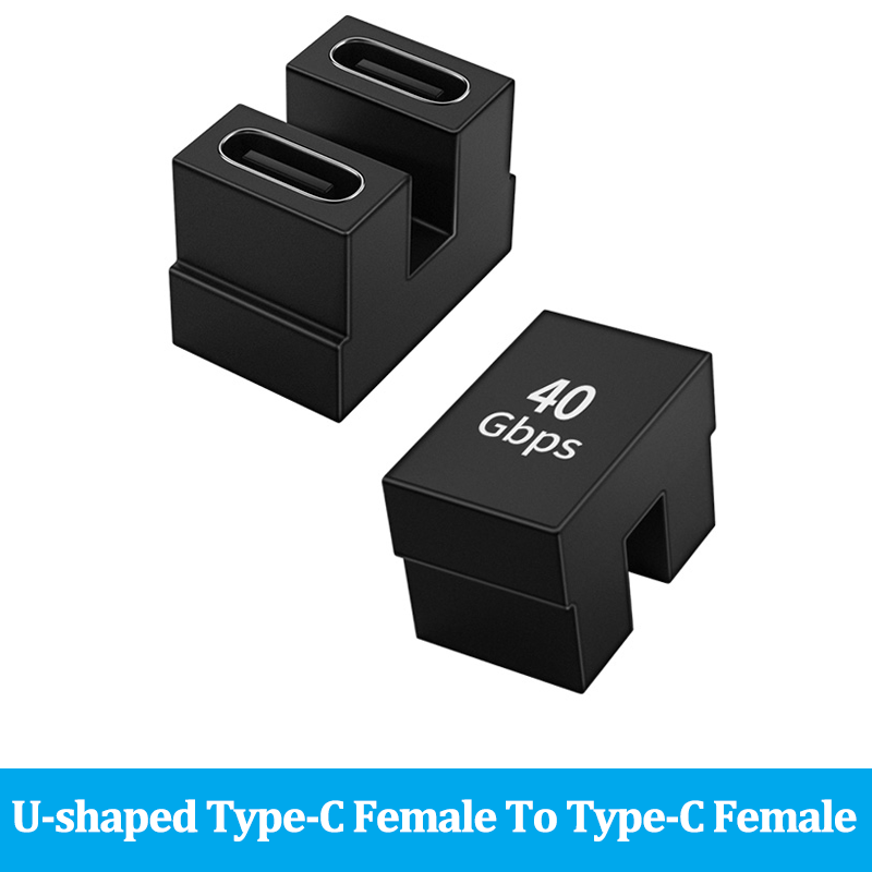 Adapter USB C 100W maszyna do cięcia metalu z USB 4.0 typu C Adapter OTG 40 gb/s szybki Transfer danych Tablet USB-C Adapter do ładowania laptopa MacBook: Różowy