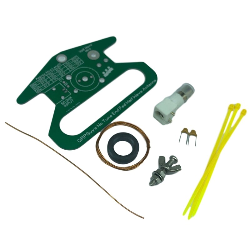 Portable No Tune End Fed Half Wave Antenna Assembly