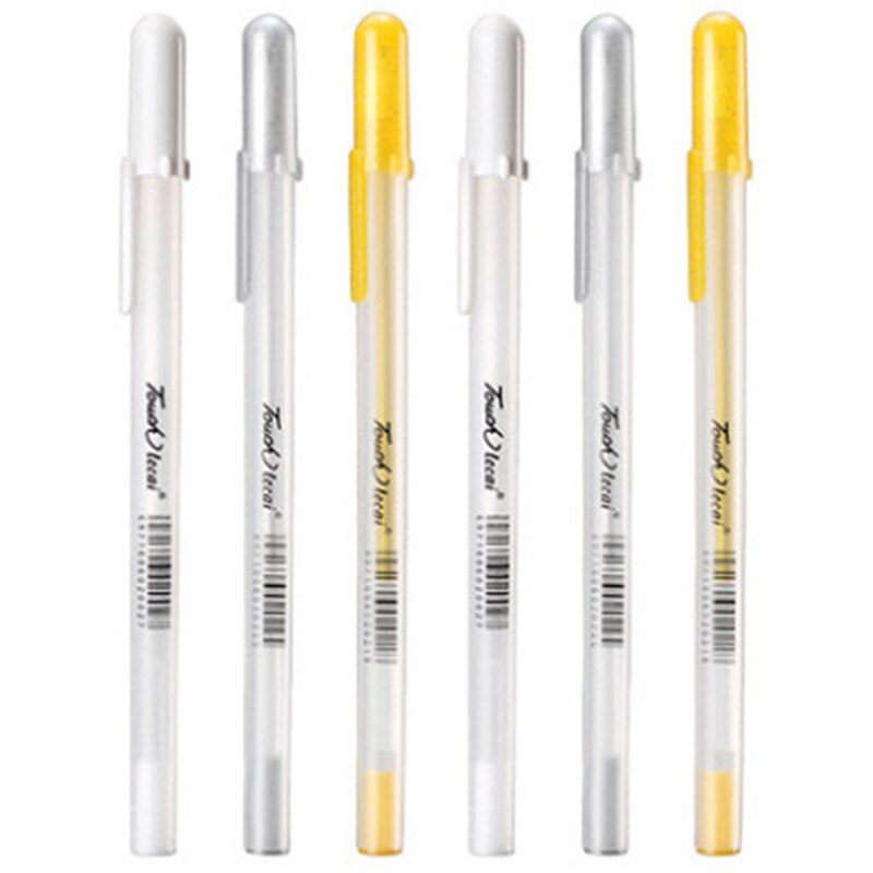 White Highlight Drawing Marker Pen Black Paper Painting Glass CD Tire Graffit Comic Art School Office Supply Stationery