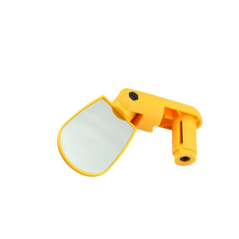 Rowerowe lusterko wsteczne kierownica roweru górskiego szeroki kąt tylne oko 360 stopni regulowany wioślarz bezpieczeństwa lusterka wsteczne RR7202: żółty