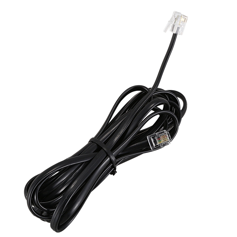 Video Splitter: Vga (HD15) M Naar Vga (HD15) F X 2 (1 Pc Naar 2 Monitoren) &amp; RJ11 6P4C Telefoon Kabel Cord Adsl Modem 3 Meter