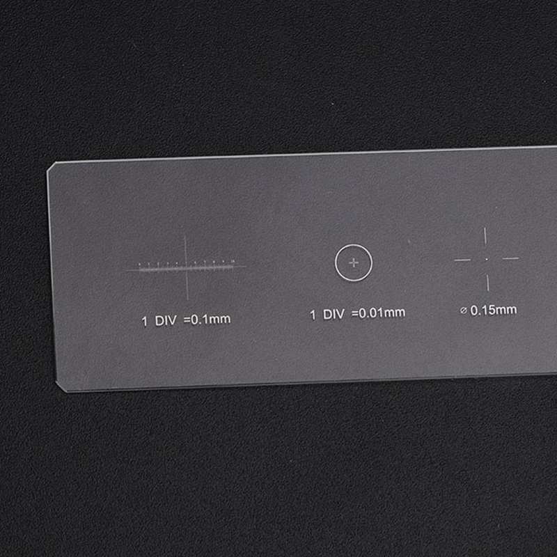 Microscope Objective Micrometer Calibration Slide Glass Stage Micrometer DIV 0.01mm