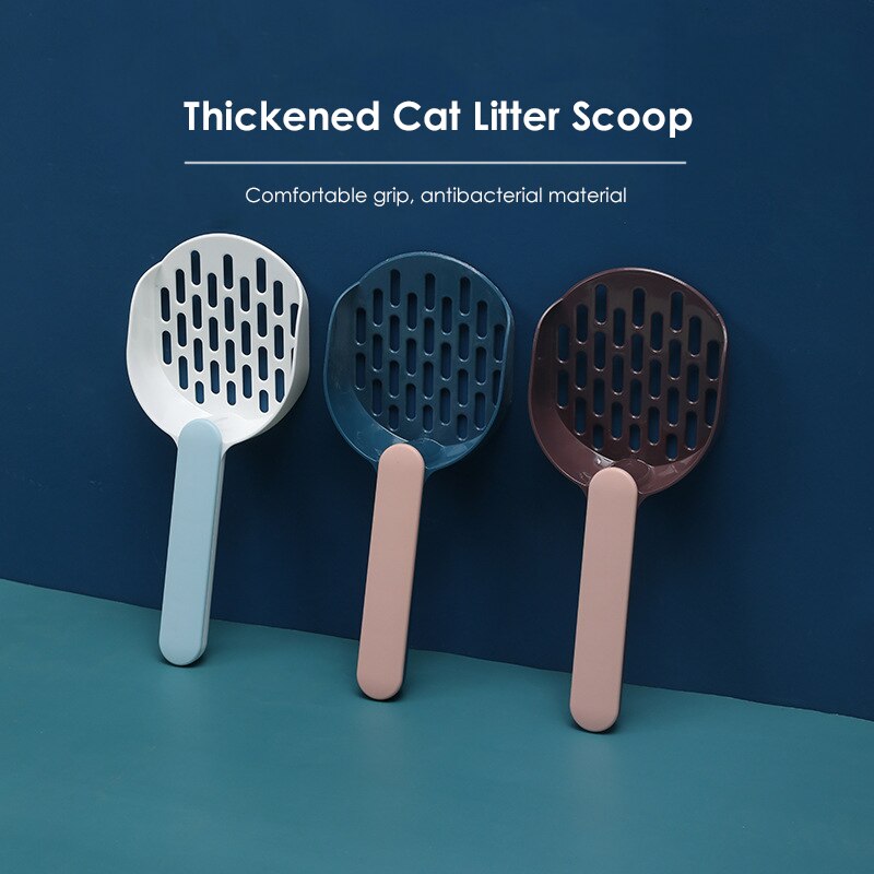Cat Litter Shovel Pet Cleanning Tool Plastic Scoop Cat Sand Cleaning Products Toilet For Dog Food Spoons Cat Supplies