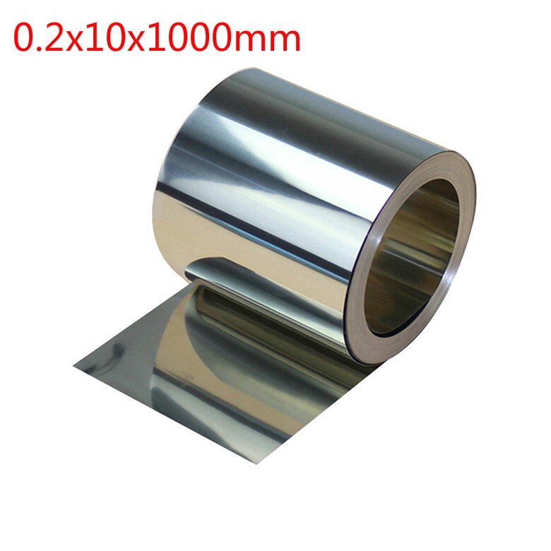 Lámina De Acero Inoxidable 304 - Medidas 0.35 Mm X 300 Mm X 1000 Mm, Buena Trabajabilidad Para Proyectos DIY, Soldadura Y Modelado