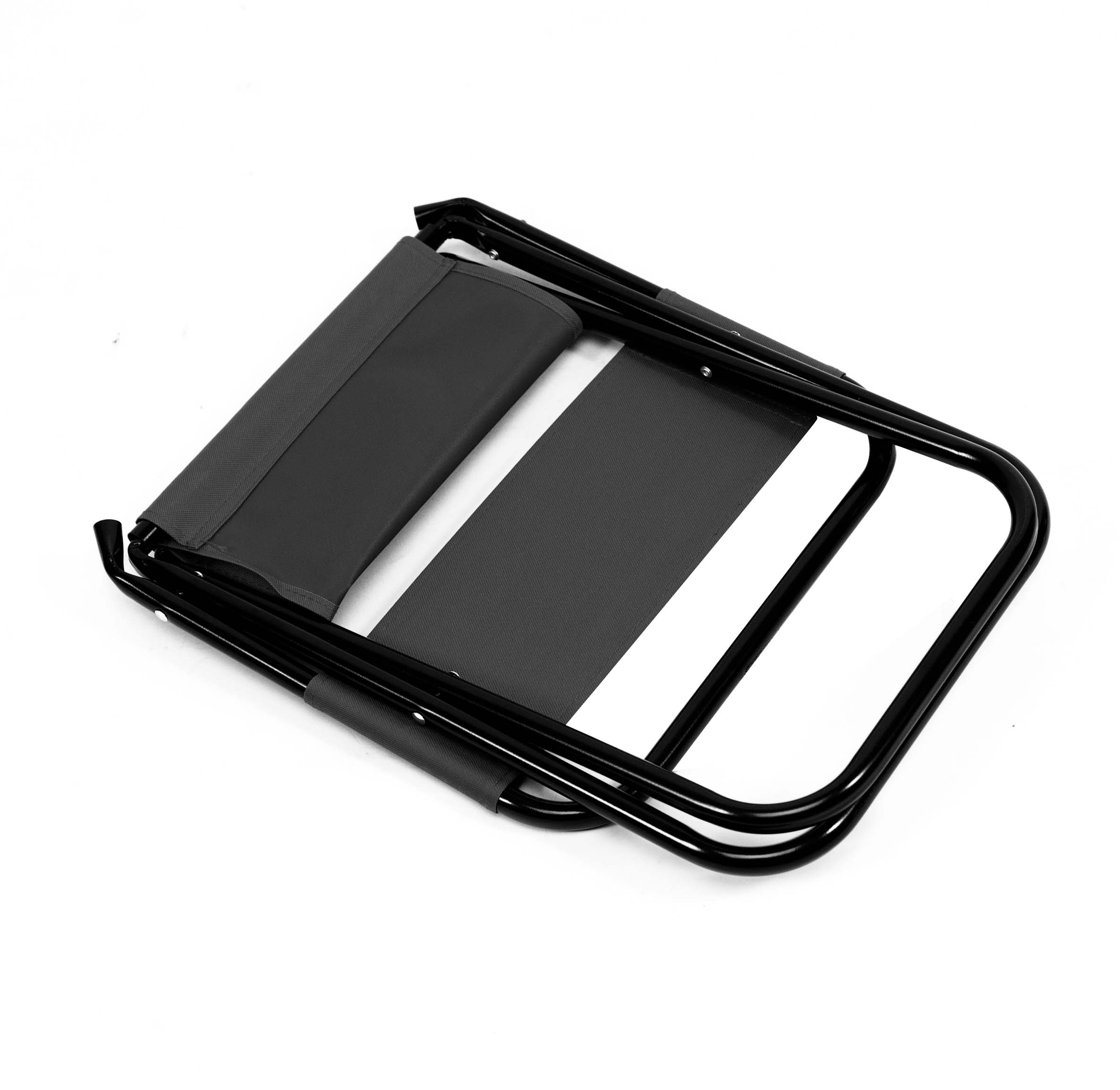 Taburete portátil plegable ultraligero con respaldo para exteriores, pesca, acampada, camping, playa - 35 x 35 x 58 cm
