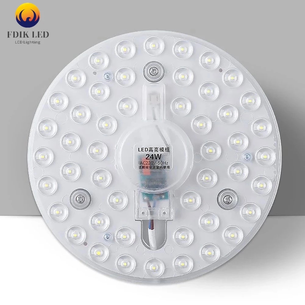 100W 36W 24W 18W 12W LED anillo PANEL círculo luz SMD LED tablero de techo redondo tablero de lámpara circular AC 220V 230V 240V luz LED