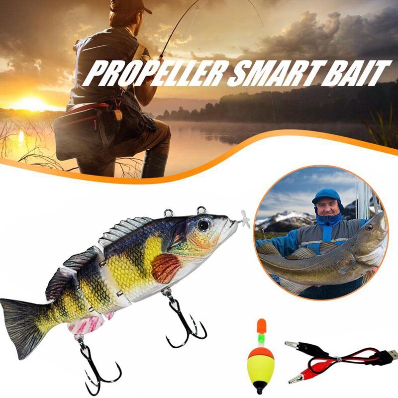 Smart Electronic Fish Robot Fish Bionic Fishing Bait Lure Auto Swimming with Propeller Freshwater Fishing Accessories