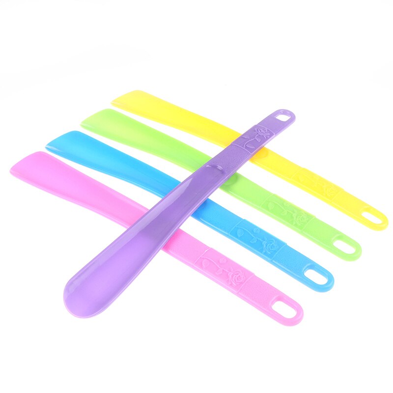 1pc 32cm Pro Shoe Horns Plastic Shoe Horn Spoon Shape Shoehorn Shoe Lifter Flexible Shoe Lifter Shoes Accessories 32*4cm