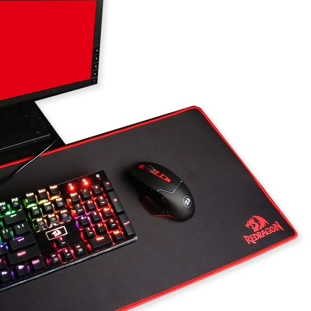 Redragon P003 Grote Size Muismat Antislip Steun Waterdicht Gamer Mousepad Mat Voor Toetsenbord Muis