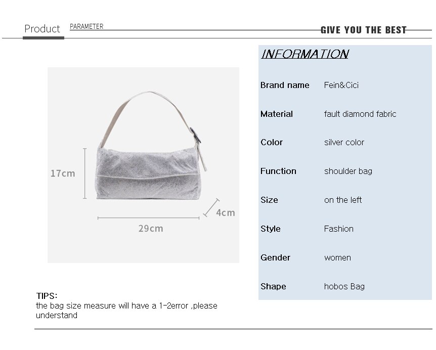 Crystals shoulder bag women bling silver diamond top-handle evening party purse hobos bag female tote handbag