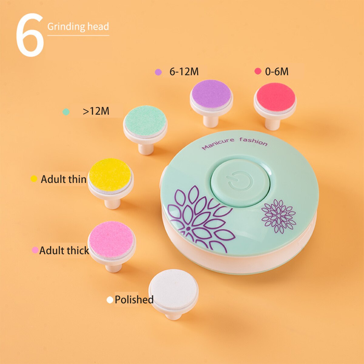 Elektrische Nagel Polijstmachine Goederen Voor Pasgeborenen Manicure Schaar Nail Care Zuigelingen Baby Manicure Tool Grooming Gezondheid Kit Baby Items