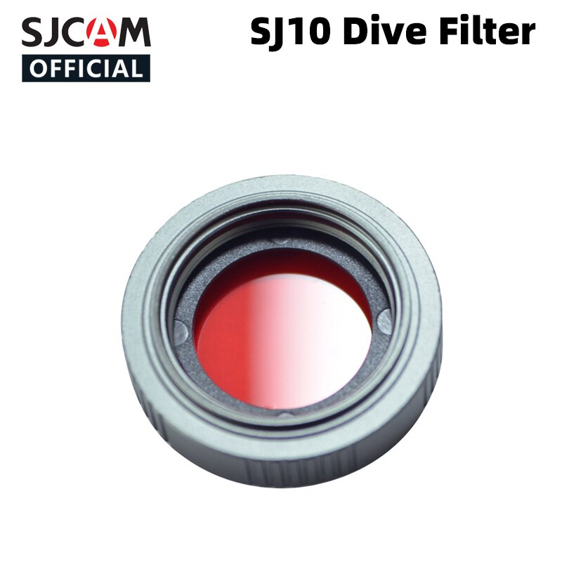 SJCAM-lente de filtro de buceo, protección de filtro rojo para cámara de acción, SJ10 PRO, SJ10X