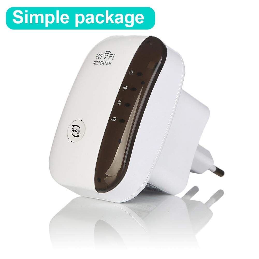 Draadloze Wifi Repeater Wifi Range Extender Router Wifi Signaal Versterker 300Mbps Wifi Booster 2.4G Wi-fi Ultraboost Toegang punt: UK Plug / Simple box-white