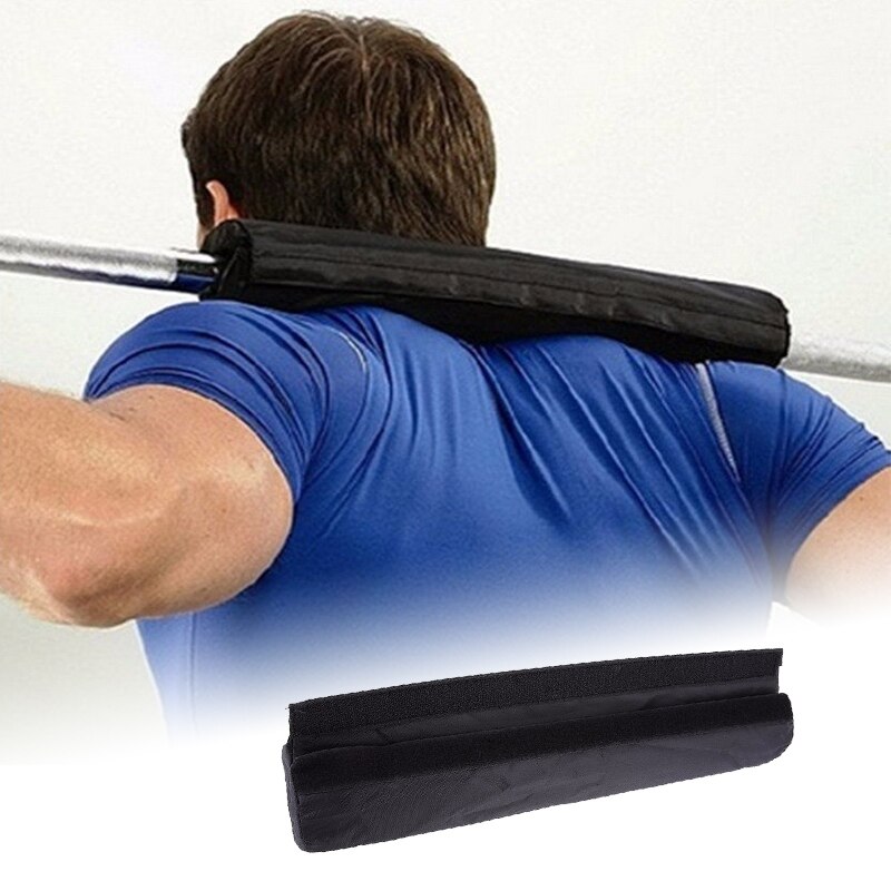 Barbell Pad Gel Supports Squat Bar Weight Lifting Pull Up Gripper Supporter Lengthened Neck Brace Weightlifting Cushion Cover