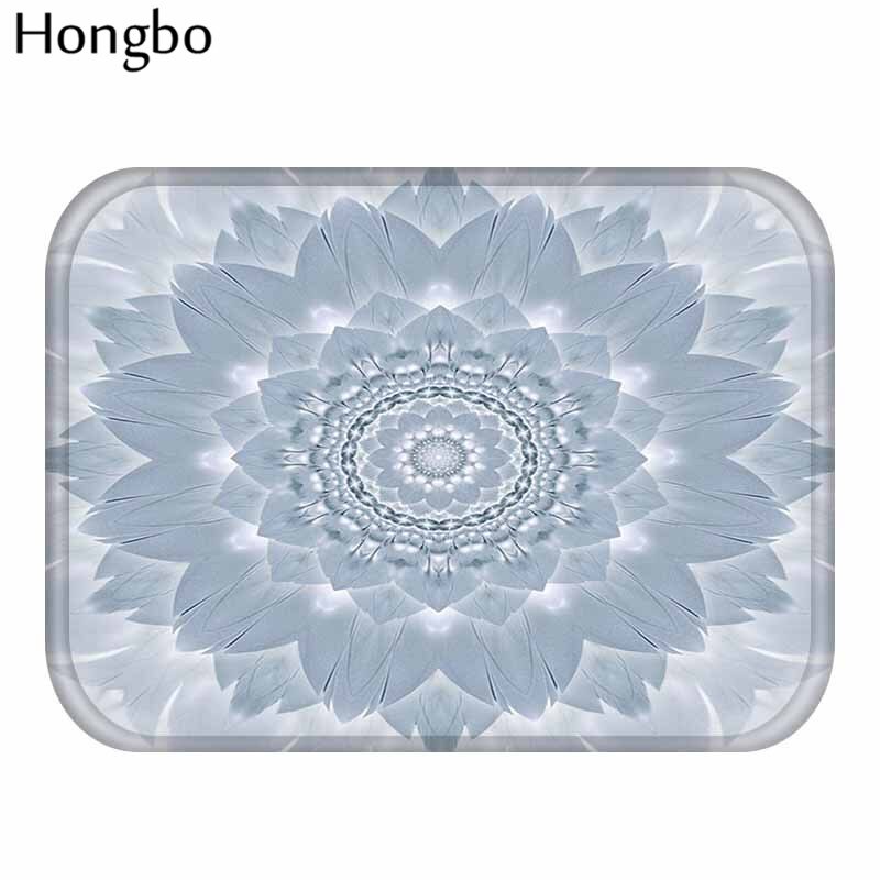 Hongbo bohême fleur bienvenue tapis de sol Mandala motif géométrique salle de bain cuisine tapis tapis fleuri paillasson: 15