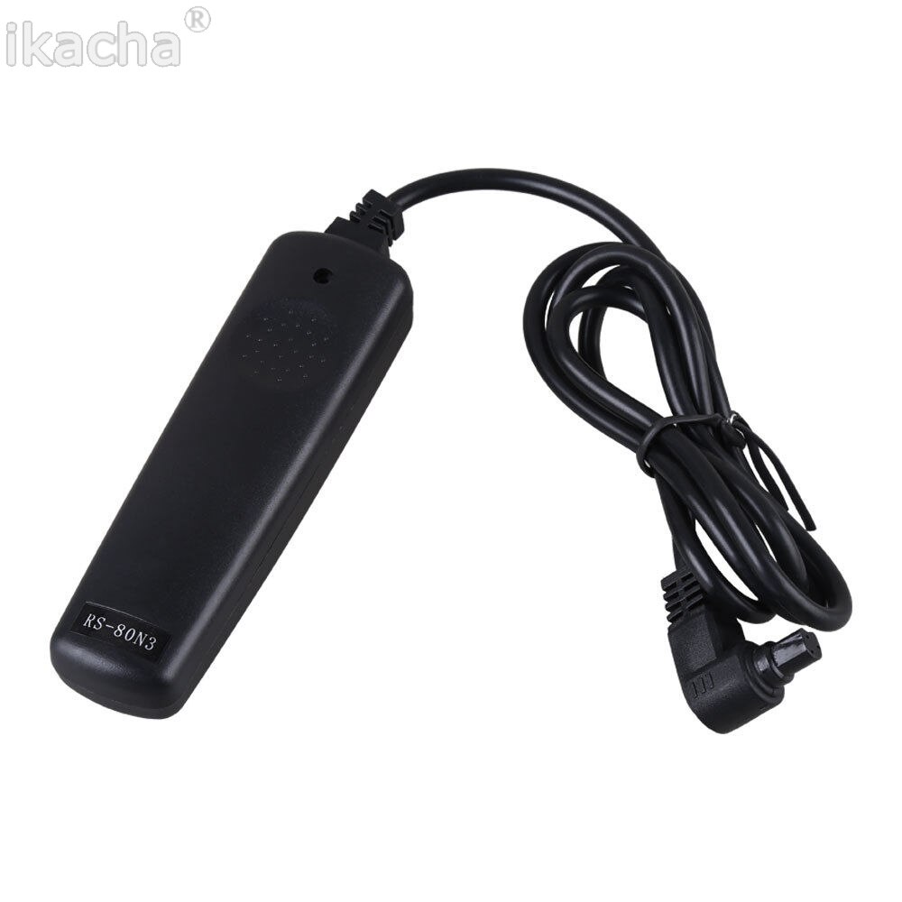 RS-80N3 Remote Control Shutter Release Switch Cable For Canon EOS 10D 20D 30D 40D 50D 5D D60 D50 Camera