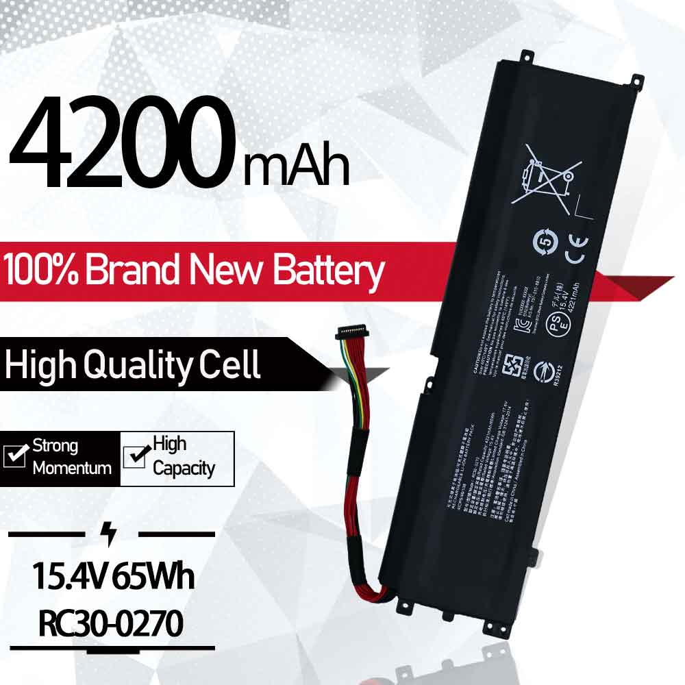 RC30-0270 RZ09-0270 RZ09-03006 Laptop Battery For Razer Blade 15 Base Stealth Series RZ09-02705E75-R3U 15.4V 4200mAh 65Wh