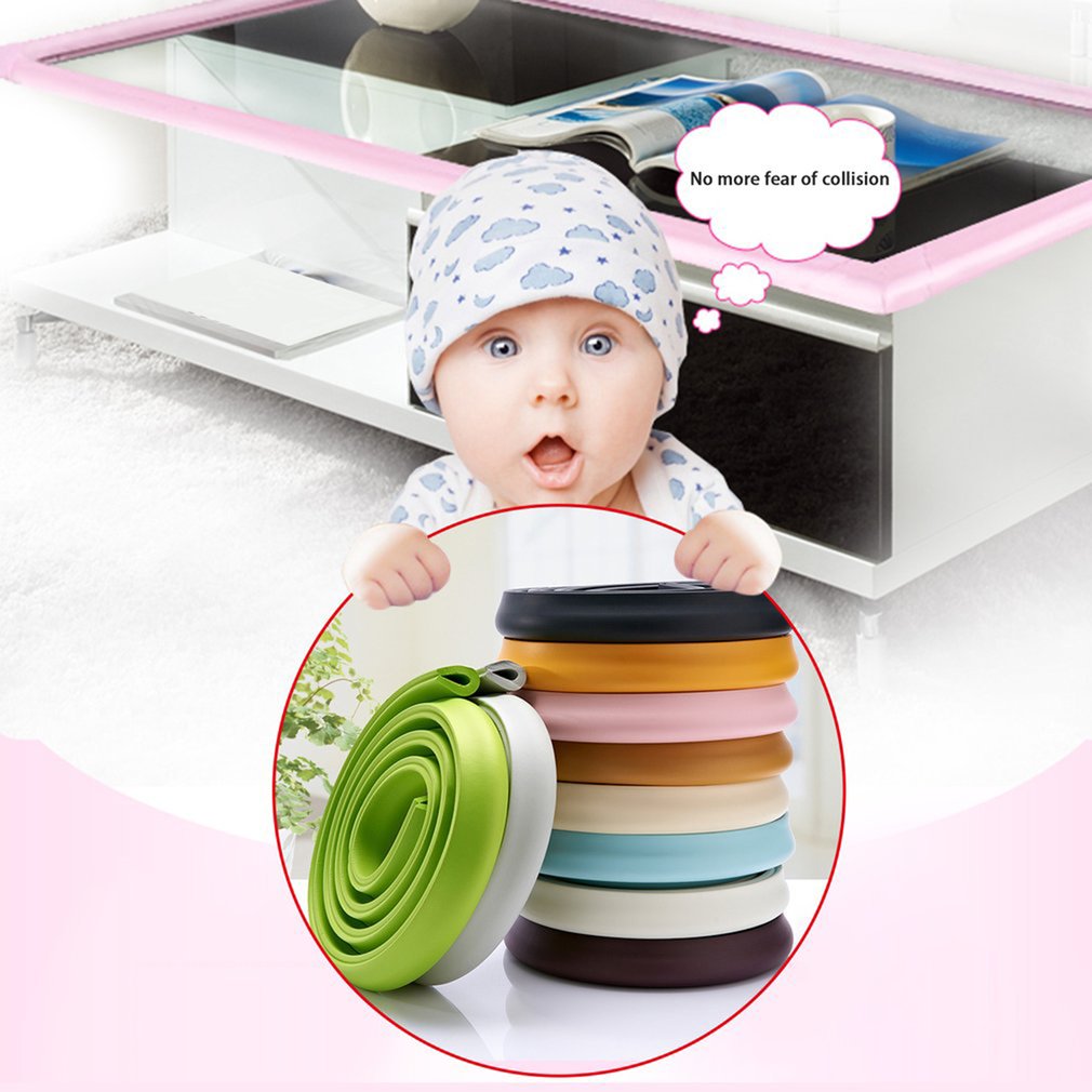 2M U Shape Extra Thick Furniture Table Edge Corner Protectors Desk Cover Protectors Foam Baby Safety Bumper Guard