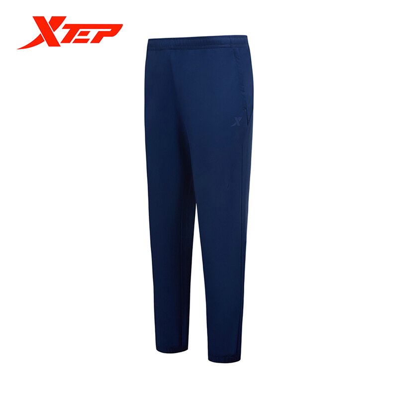 Xtep pantalon de sport pour hommes automne pieds lâches fermés mince respirant tissé pantalon 880329490044